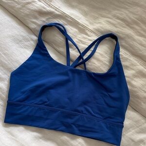 Lululemon long line blue energy bra